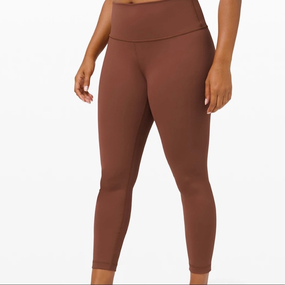 Lululemon Ancient Copper Wunder Under Leggings 25”